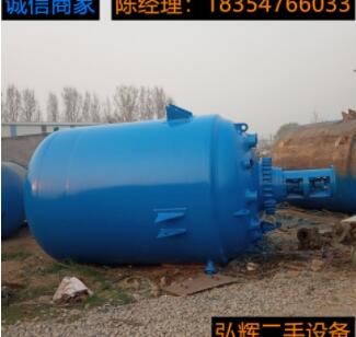 二手反应釜 化工物料搅拌反应釜不锈钢反应釜 电加热搪瓷反应釜图2