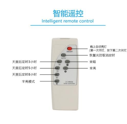 厂家直销 牙刷款大瓦数led路灯 新农村太阳能路灯图2