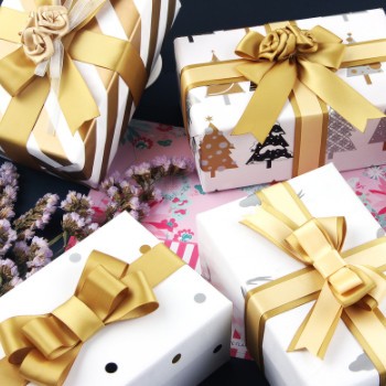 圣诞礼物包装纸情人节生日礼品礼盒包装纸礼品纸包书皮包花纸批发