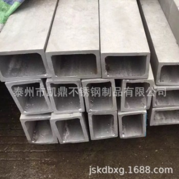 不锈钢方管 凯鼎厂家低价304不锈钢无缝拉丝镜面方管100*50*3方管图2