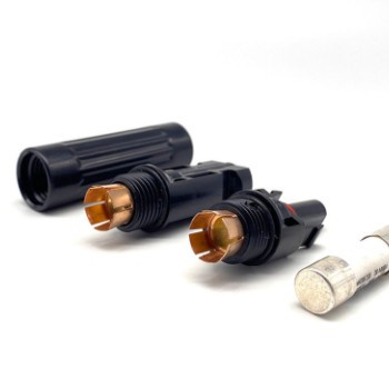 太阳能光伏直流保险丝连接器10A15A20A30A熔断器兼容MC4光伏插头图2