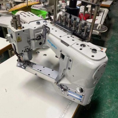 广东大量回收宝狮绷缝机 单切四针六线拼缝机