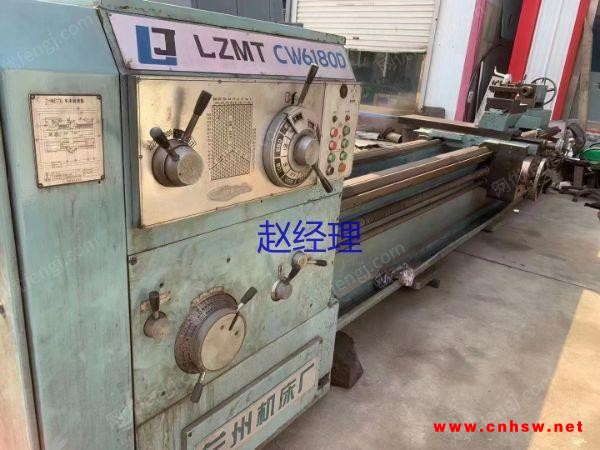 处理二手兰州CW6180Dx4米卧式车床二手兰州6180普车图1