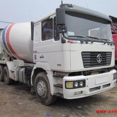 二手陕汽德龙F300015立方水泥搅拌罐工程牵引车