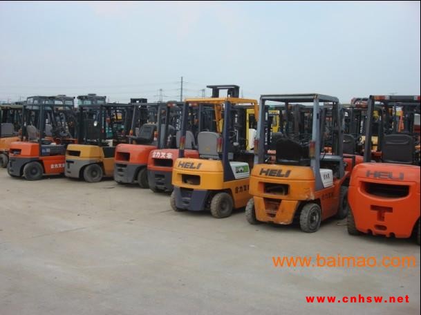 二手3吨合力叉车，二手2吨电瓶叉车，二手3吨叉车，夹报叉车。图1