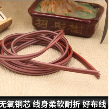 厂家音响线RVH 100-600芯无氧铜音频线 透明金银喇叭线功放音箱线图3