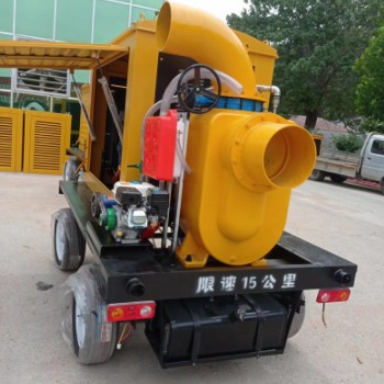 10寸排涝泵车 柴油防汛应急泵车 大流量抽水泵自吸移动泵车图3