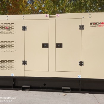 潍柴50KW静音柴油发电机组 全铜无刷发电机箱 养殖常用备用发电机图2