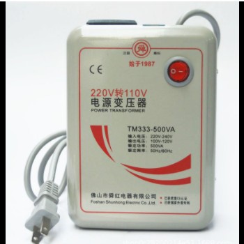 舜红500W变压器220V转110V日本美国电器国内用 110V转220V台湾用图2