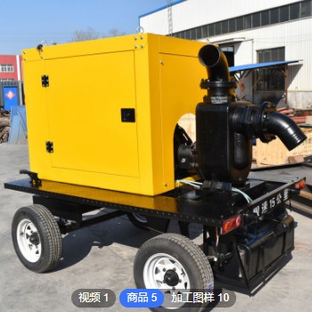 防汛抗旱泵车 四轮柴油移动泵车 大流量自吸式抽水泵 定制排涝泵