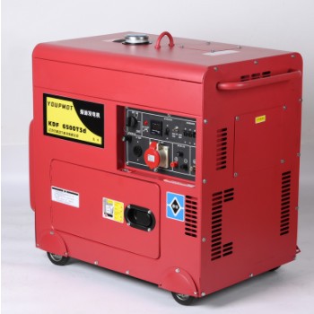 静音6500T发电机5.8kw6.6kw柴油发动机组工业用电大功率发电机厂图2