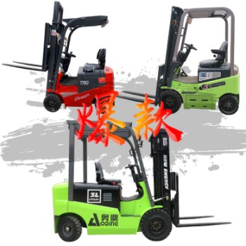 小型1吨四轮座驾式电动叉车 3吨全自动堆高车2吨液压升高电瓶叉车图3