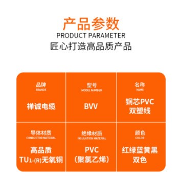 厂家供应禅诚电缆BVV10-240平方家装家用单芯铜芯PVC绝缘电线图2