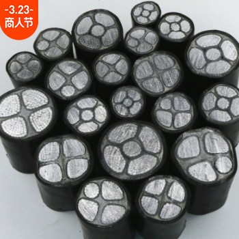 铠装铝芯电线工程低压电力电缆YJLV22 3*70+2*35厂家现货天津小猫图3