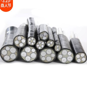 津猫厂家隧道专用铝芯电缆线低压电线YJLV 3*10+2*6高硬度不变形图2