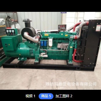 潍坊200千瓦kw发电机组 工地房地产纯铜无刷大功率柴油机发电机组图3