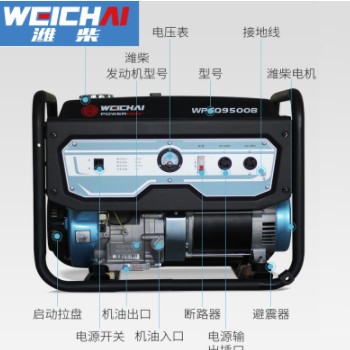 3KW汽油发电机手动220V单相家用3KW发电机KW静音图1