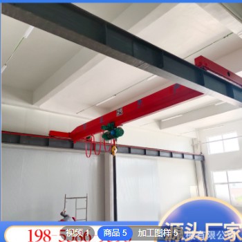 仓库车间用单梁起重机 结构合理操作简单悬挂单梁桥式起重机图3