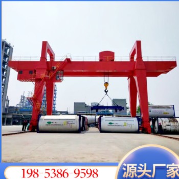 室外使用无线遥控门式行车 建筑施工电动遥控20吨电动葫芦龙门吊图3