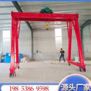 直供无线遥控移动升降小型龙门吊 便携手推可升降搬运设备龙门架图2