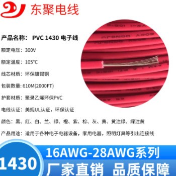 美规UL 1430正标电子线照射PVC绝缘线辐照电线内部连接线图1