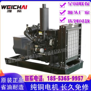 潍柴锐动力30kw柴油发电机组 小型低油耗30千瓦无刷纯铜发电机图2