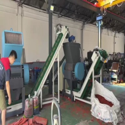 饮料瓶滚筒筛选机 塑料瓶瓶砖打散拆散机 PET聚酯瓶脱标机粉碎机